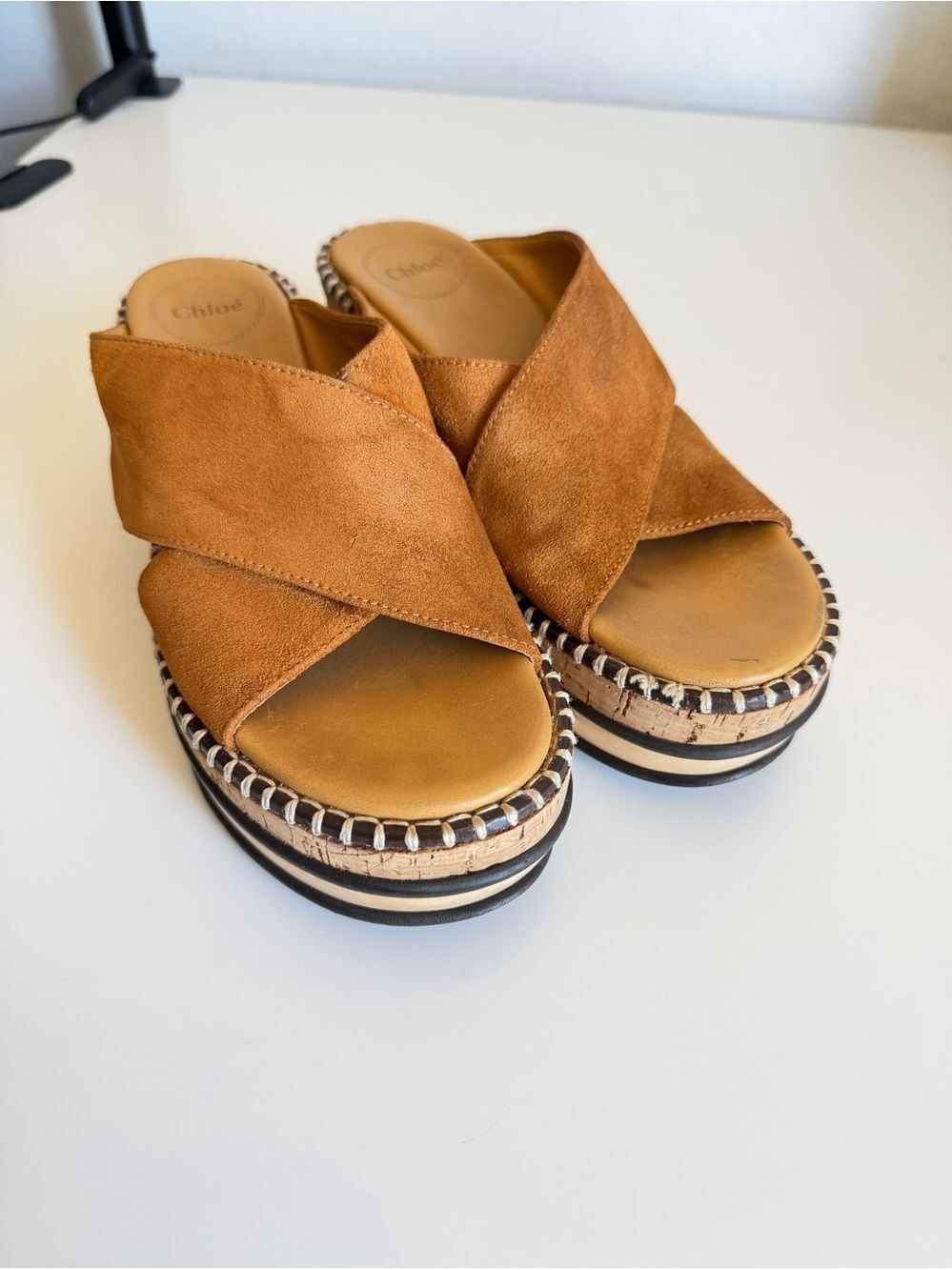 Chloé Laia suede sandals 37